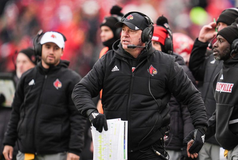 Jeff Brohm speaks on Michigan head coach rumors, ‘happy’ at Louisville
